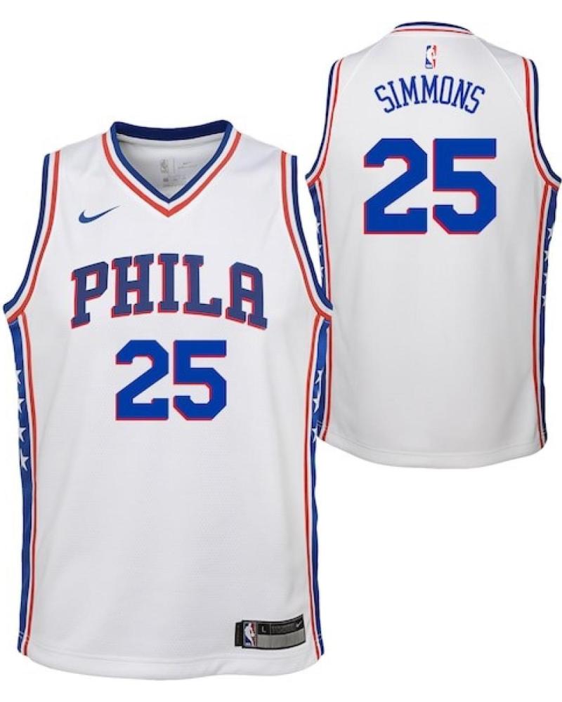 CAMISETA NIKE PHILADELPHIA 76ERS BEN SIMMONS #25 RETRO SWINGMAN