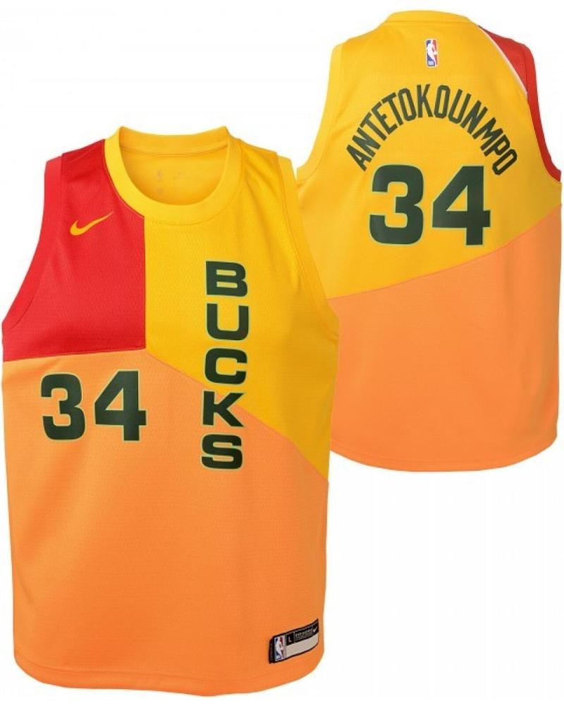 CAMISETA NIKE GIANNIS ANTETOKOUNMPO MILWAUKEE BUCKS CITY EDITION