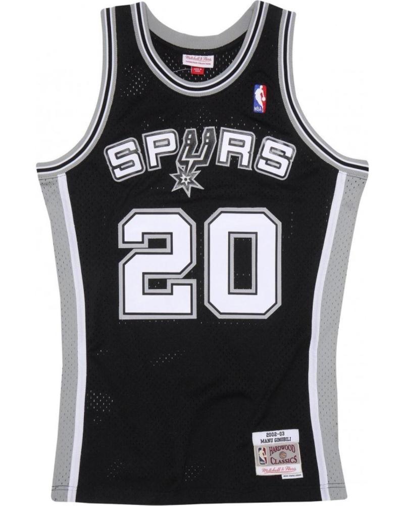 MITCHELL & NESS CAMISETA SWINGMAN MANU GINOBILI SAN ANTONIO SPURS 2002-03 1