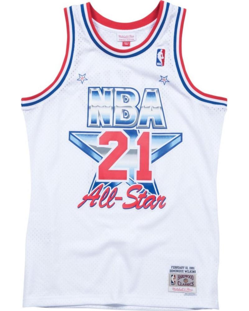 MITCHELL & NESS CAMISETA SWINGMAN DOMINIQUE WILKINS #21 ALL-STAR 1990 BLANCA 1