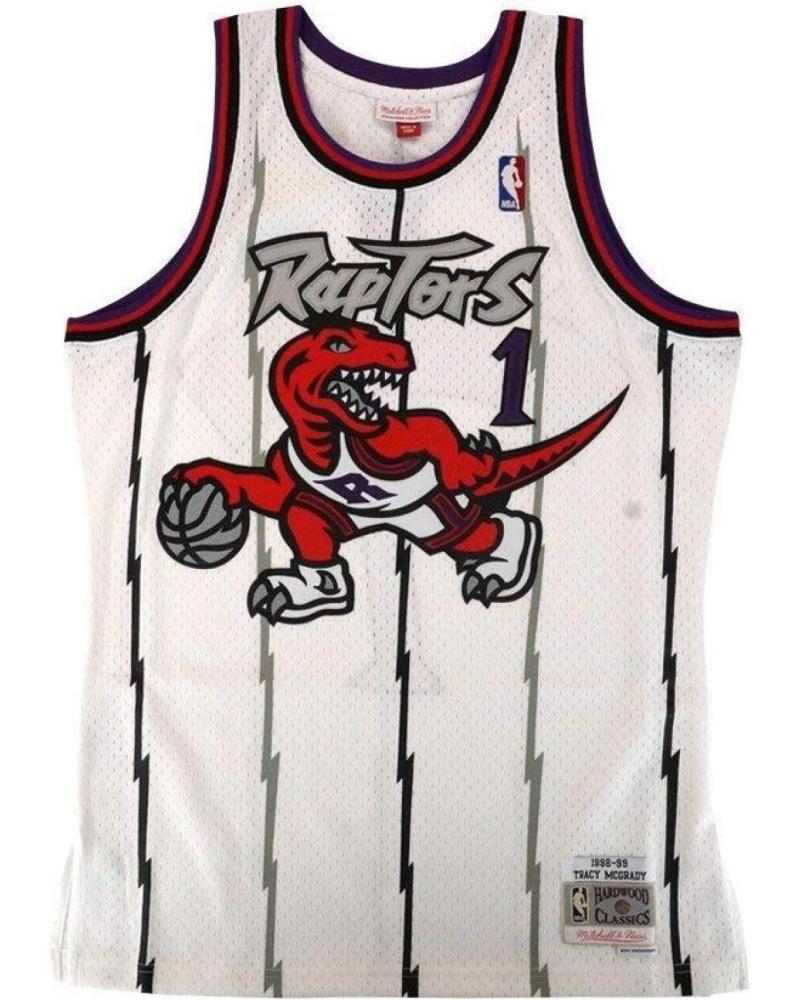MITCHELL & NESS CAMISETA SWINGMAN TRACY MCGRADY #1 TORONTO RAPTORS 1998-99 BLANCA 1
