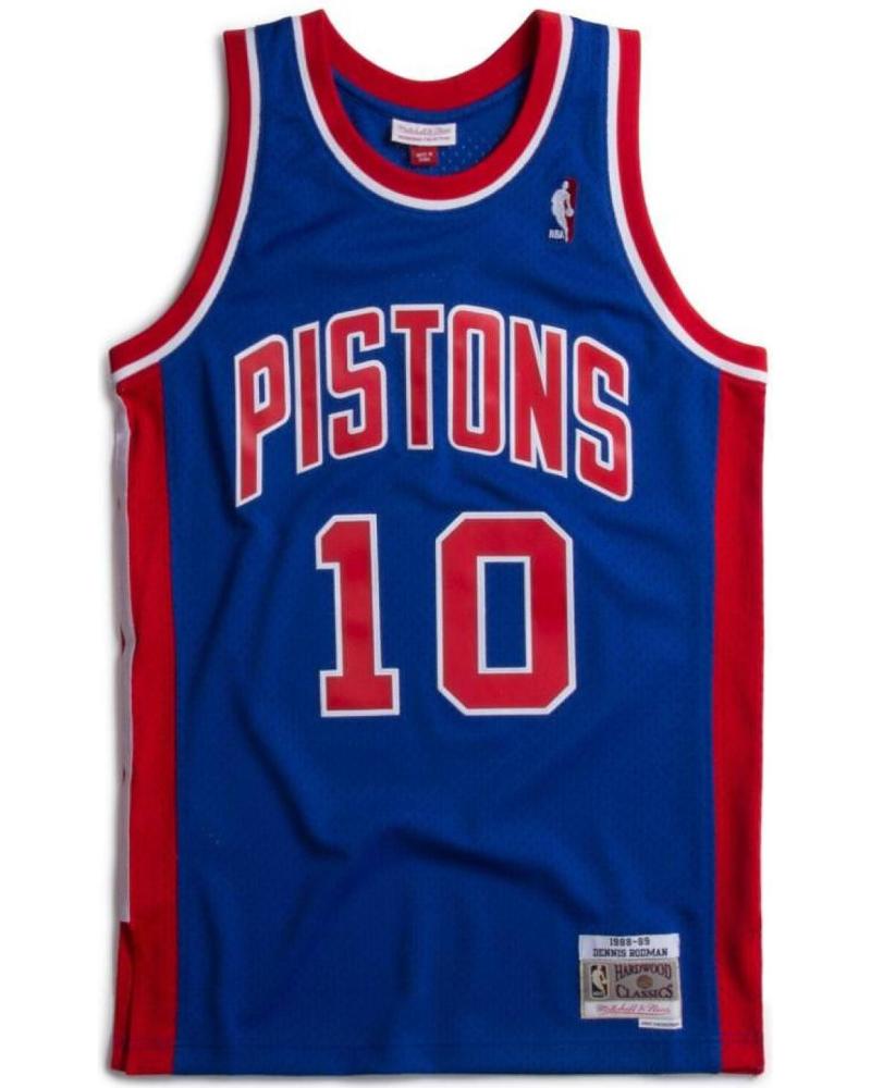 MITCHELL & NESS CAMISETA NBA DETROIT PISTONS DENNIS RODMAN #10 TEMPORADA 1988-89
