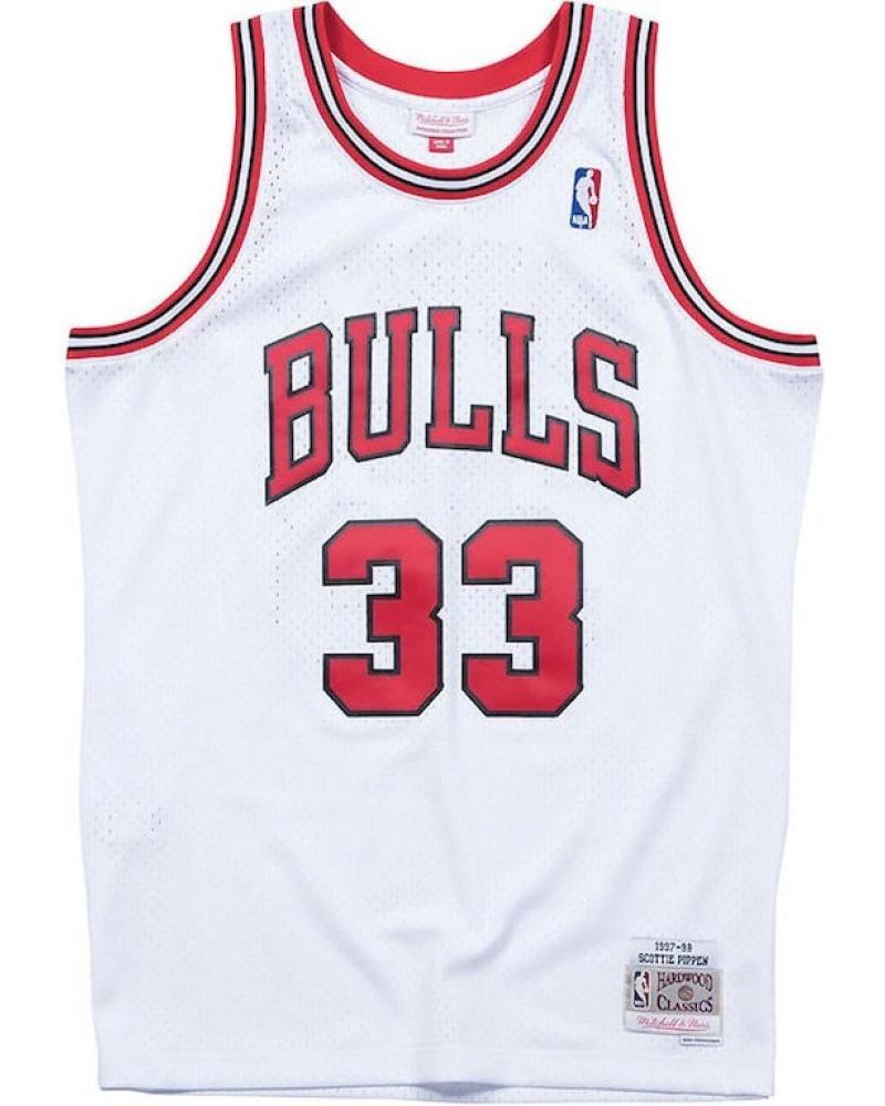 MITCHELL & NESS CAMISETA BALONCESTO SWINGMAN SCOTTIE PIPPEN #33 CHICAGO BULLS HOME BLANCA BLANCO