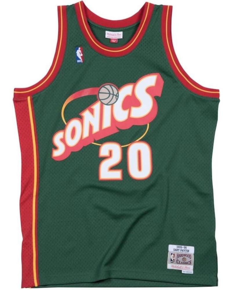 CAMISETA BALONCESTO MITCHELL & NESS GARY PAYTON SEATTLE SUPERSONICS SWINGMAN VERDE 1
