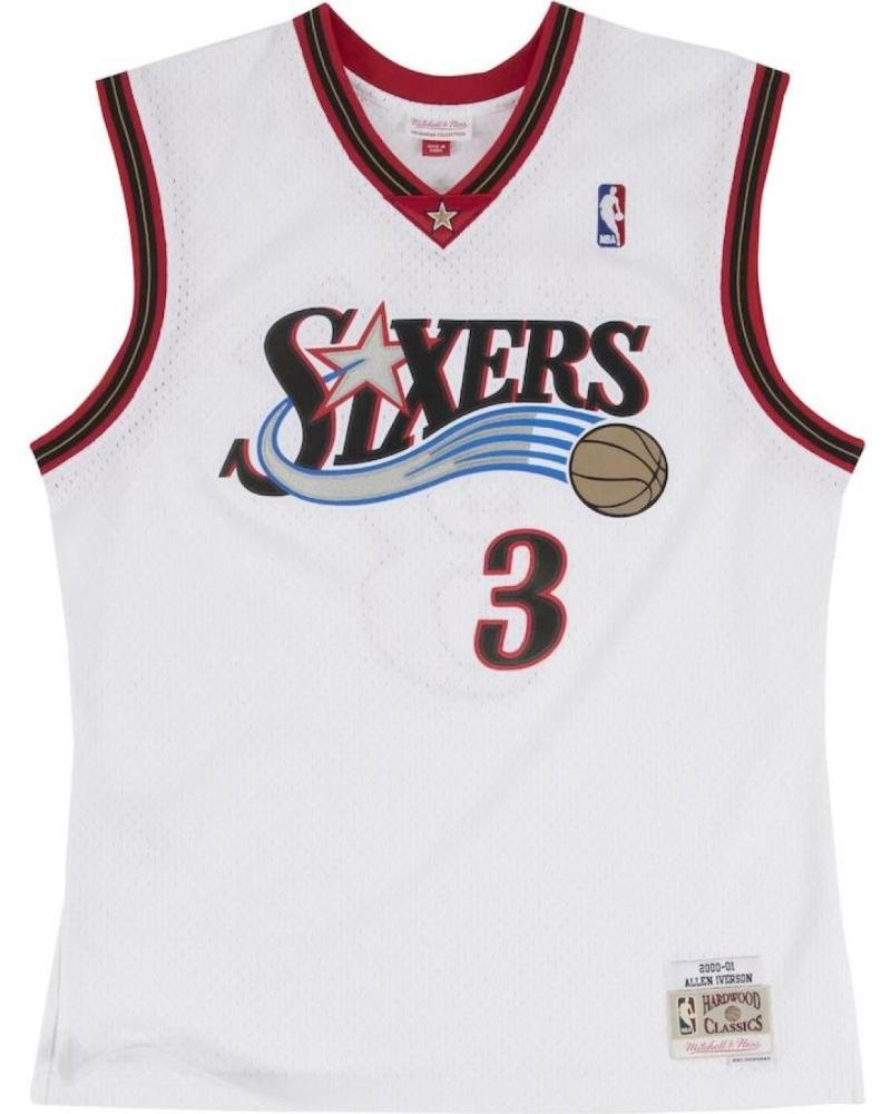 CAMISETA BALONCESTO MITCHELL & NESS ALLEN IVERSON PHILADELPHIA 76ERS #3 EDICIÓN 2000-01 1