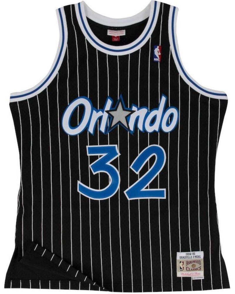 MITCHELL & NESS CAMISETA SWINGMAN NBA ORLANDO MAGIC SHAQUILLE O'NEAL #32 NEGRA 1994-95 NEGRO