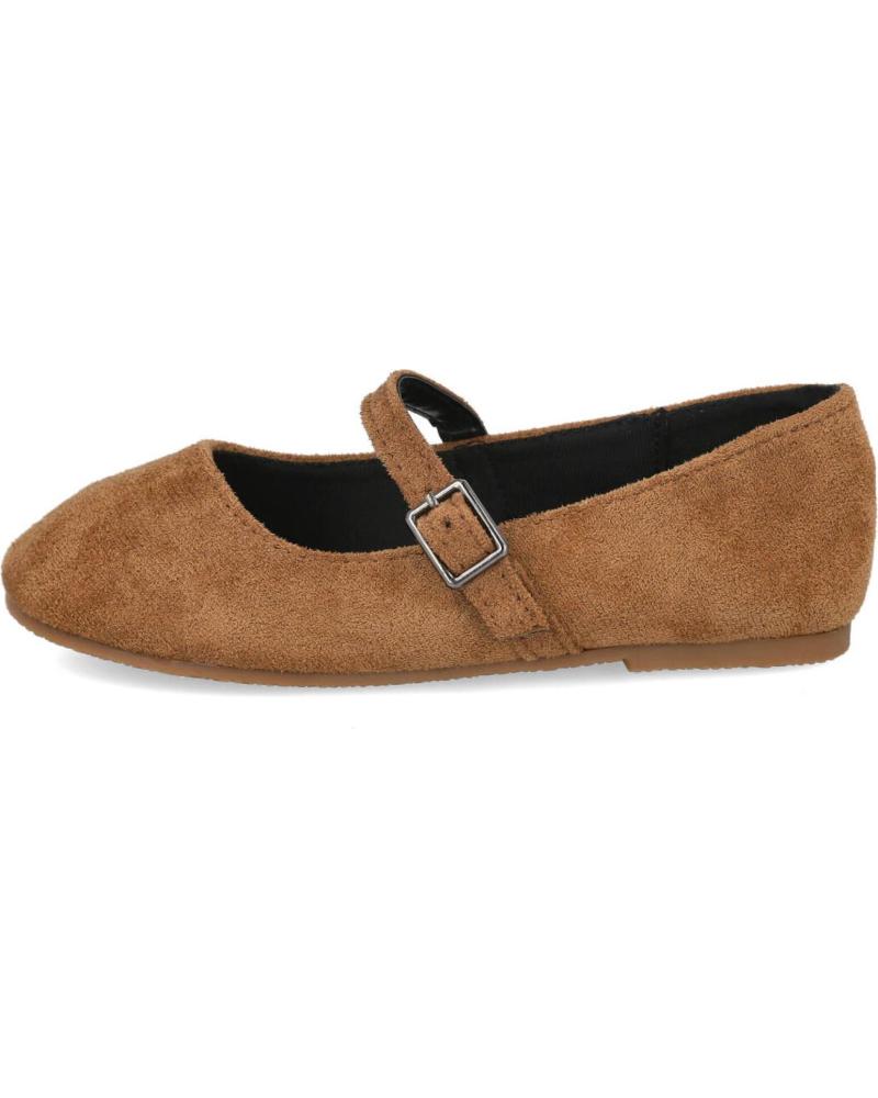 MERCEDITAS NIÑA BUBBLE BOBBLE C1530 DE CUERO MARRÓN CUERO