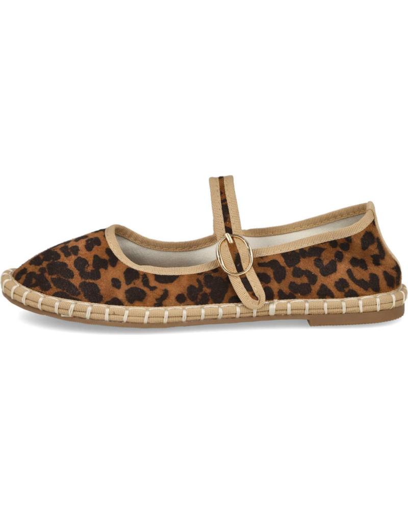 L&R SHOES YSD-1U13 - MERCEDITAS ALPARGATAS CON ESTAMPADO ANIMAL PRINT LEOPARDO LEOPARDO