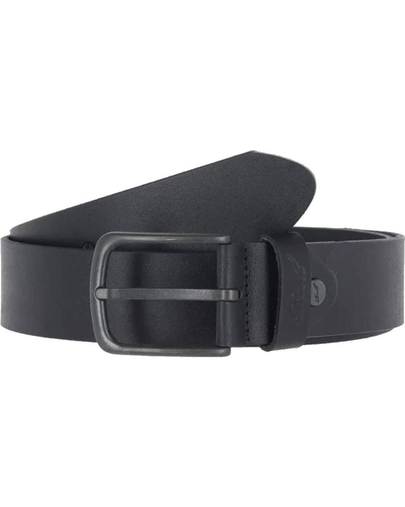 CINTURÓN REELL ALL BLACK BUCKLE BELT NEGRO NAN