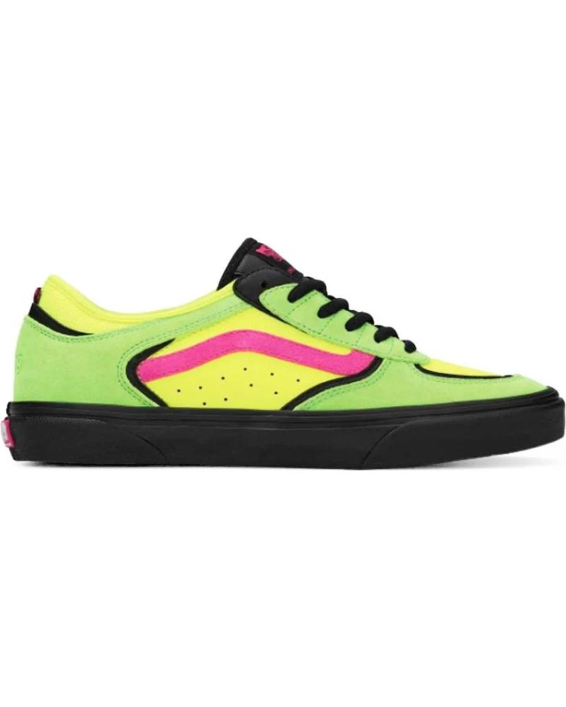 ZAPATILLAS VANS OFF THE WALL ROWLEY SKATE PRO NEON ROSA-VERDE NAN