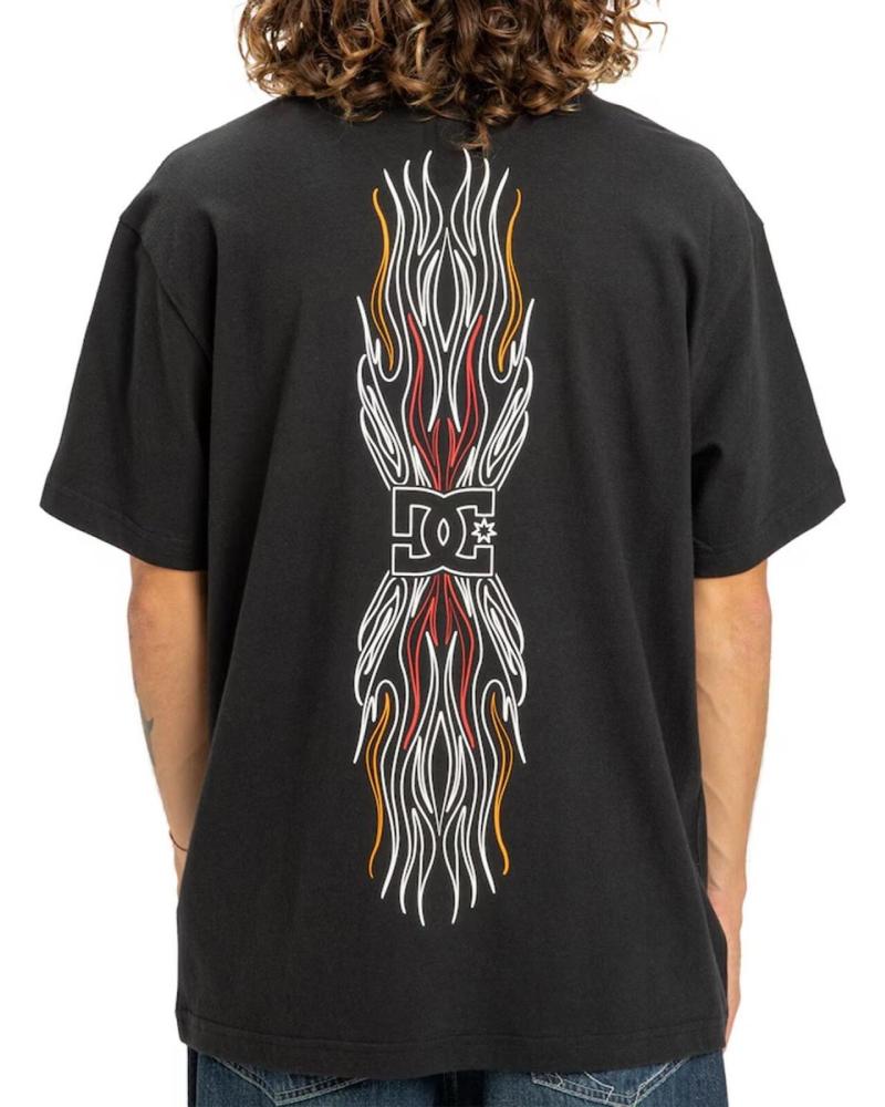 CAMISETA MANGA CORTA DC SHOES BURNT OUT SS NEGRA NAN