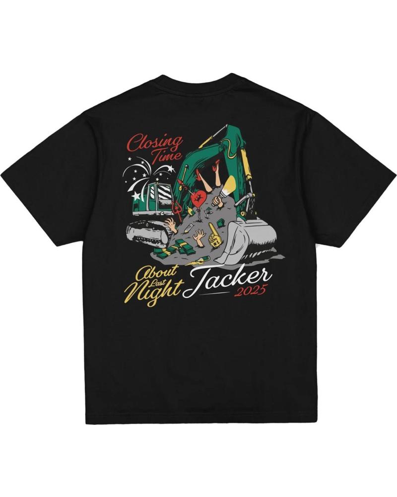 JACKER CAMISETA CLOSING TIME SS - NEGRA NAN