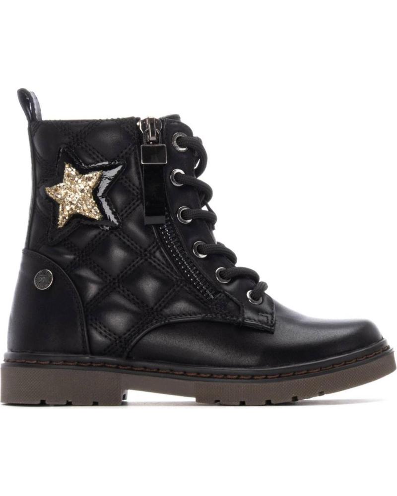 BOTAS XTI 151328 NEGRAS CON DISEÑO ACOLCHADO Y ESTRELLA NEGRO