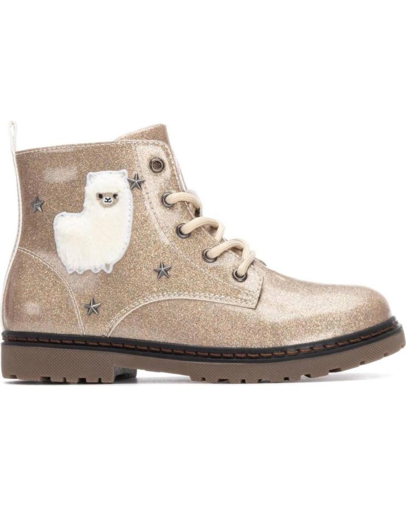 XTI BOTINES GLITTER 151384 NUDE CON LLAMA DECORATIVA NUDE