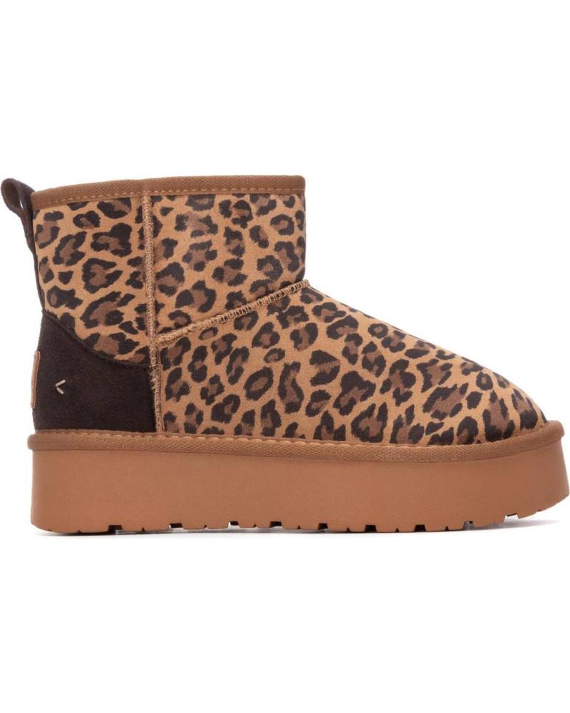 BOTÍN DE PLATAFORMA CARMELA 162632 ESTAMPADO LEOPARDO CUERO