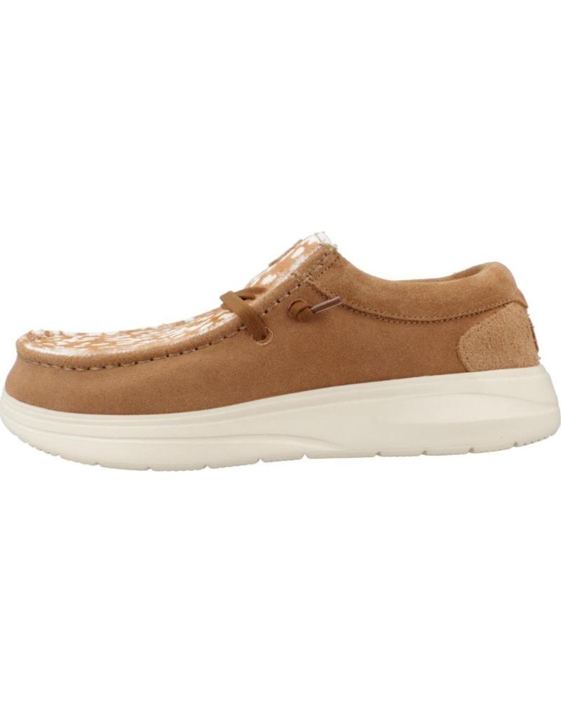 ZAPATILLAS CASUAL MUJER WENDY LUXE ANIMAL PRINT TAN HEY DUDE TAN