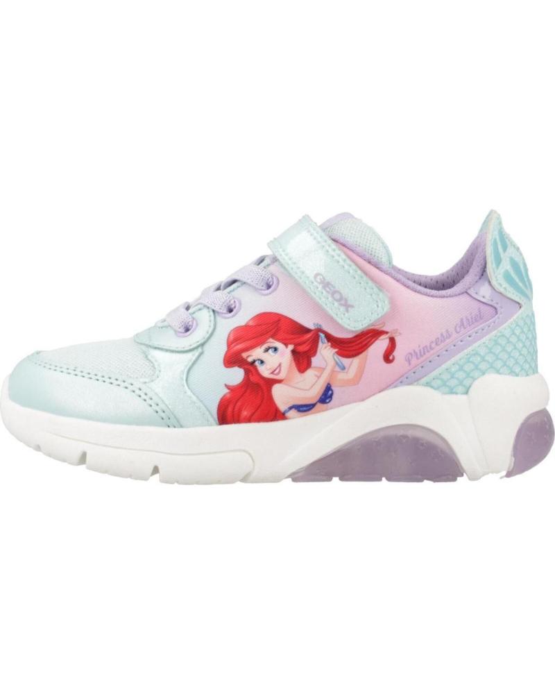 GEOX J FADINLIGHT GIRL ZAPATILLAS CASUAL VELCRO NIÑA VERDE C3B8R