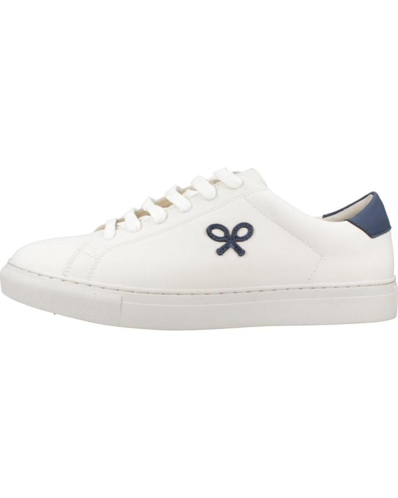 SILBON ZAPATILLAS CASUAL HOMBRE CLÁSICA 133262 BLANCO BLANCO