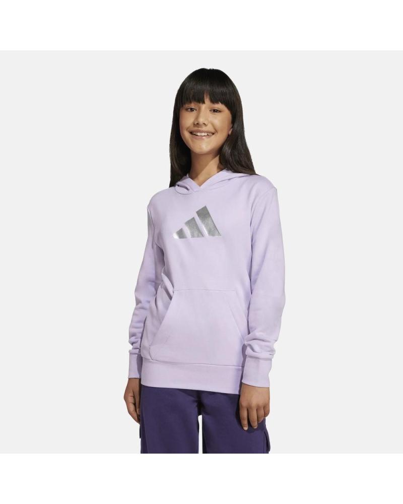 SUDADERA CON CAPUCHA ADIDAS PARA NIÑA LILA NAN