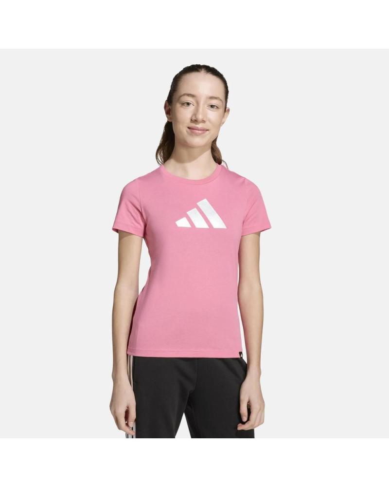 ADIDAS CAMISETA DEPORTIVA ROSA DE MANGA CORTA CON LOGO NAN