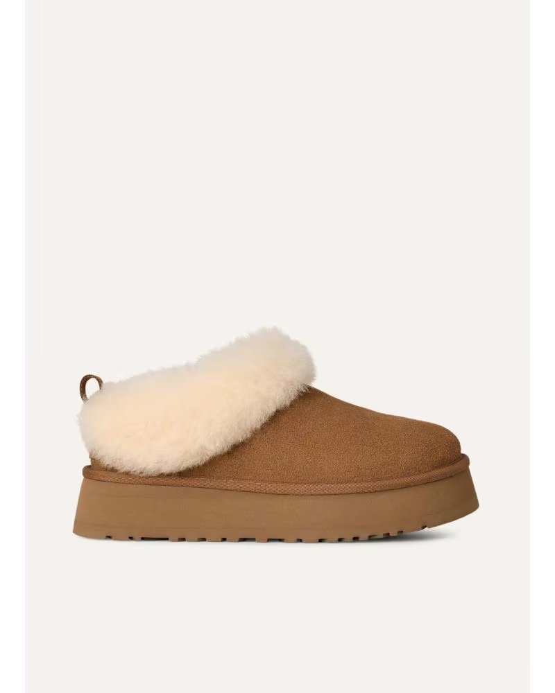 Zuecos Ugg Tazzelle de Cuero Chestnut 1171393-CHE