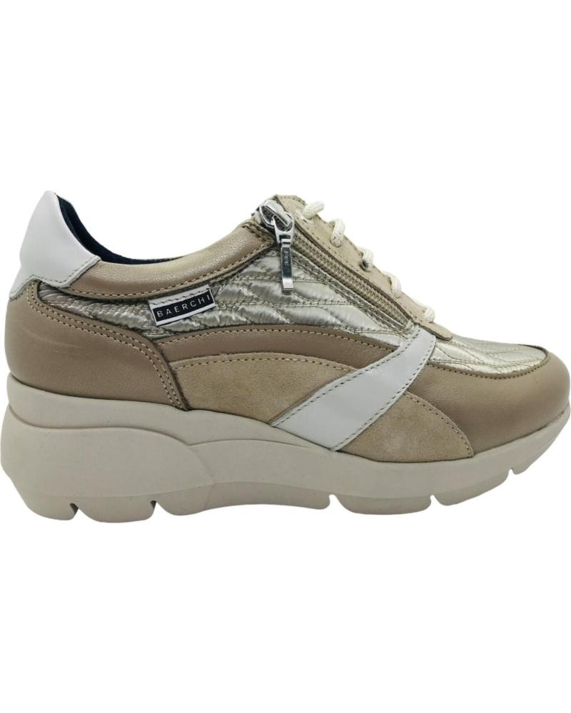BAERCHI 32600 - ZAPATILLAS CONFORT BEIGE ANCHO ESPECIAL BEIGE