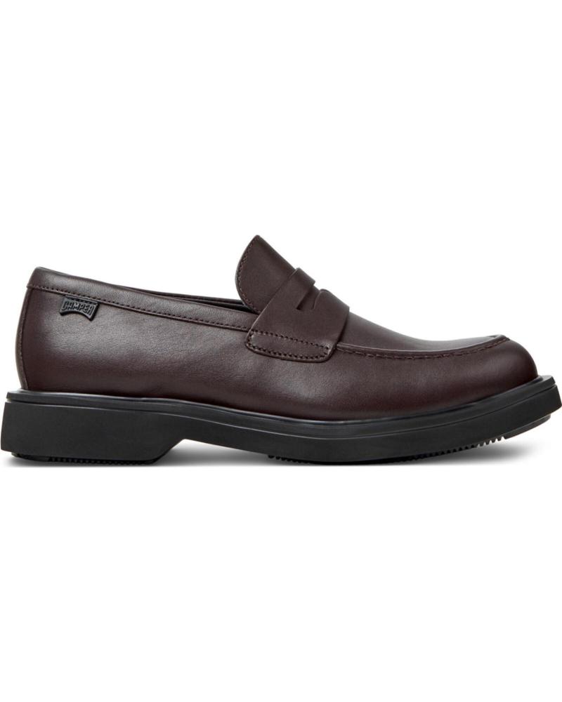 MOCASINES CAMPER NORMAN DE PIEL K101001 - MARRÓN OSCURO MARRON005