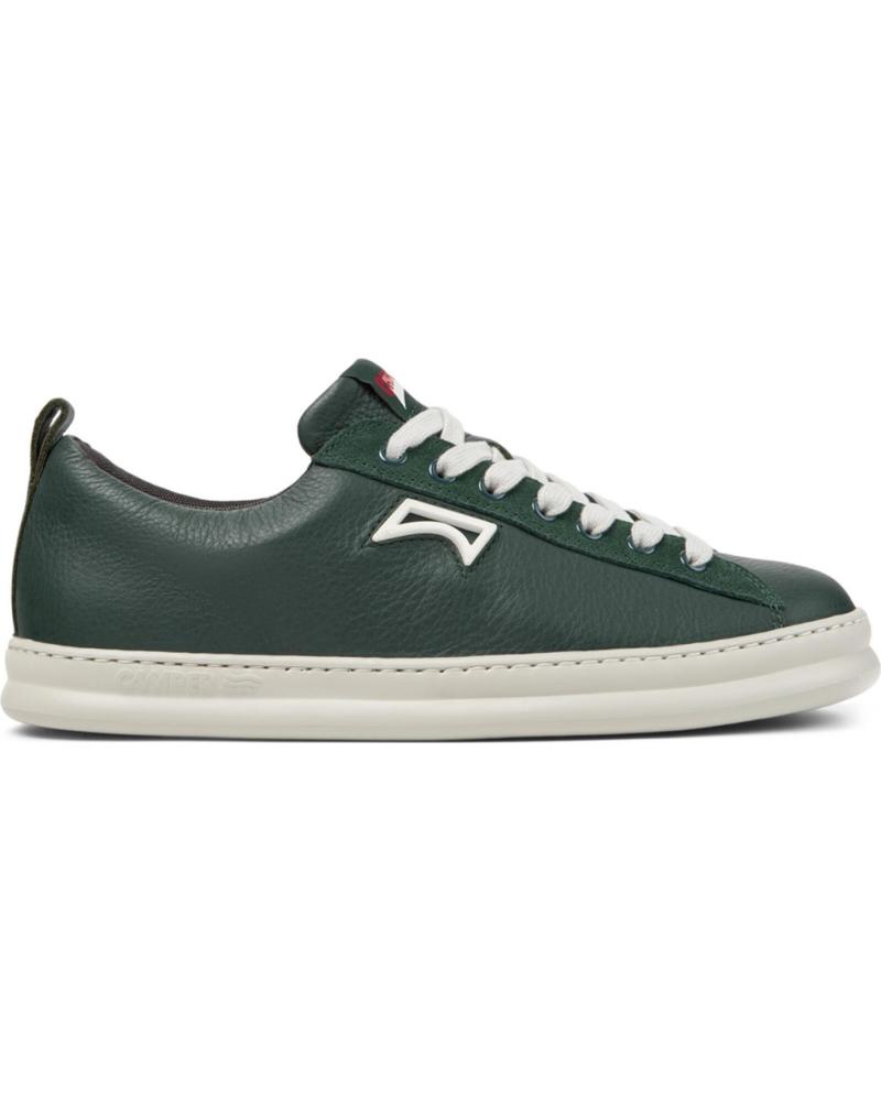 CAMPER RUNNER K101052 ZAPATILLAS VERDES DE PIEL VERDE001