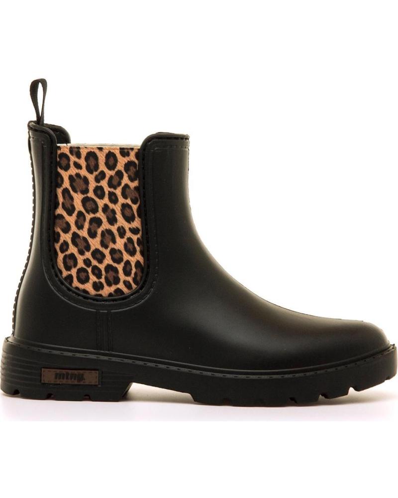 BOTAS CHELSEA MTNG 56334 NEGRAS CON PANEL ANIMAL PRINT NEGRO