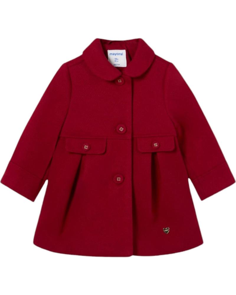 MAYORAL ABRIGO DE PAÑO BEBÉ ROJO - MODELO 2479 ROJO