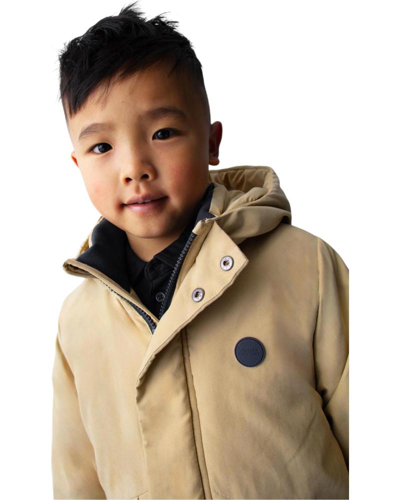 ABRIGO MAYORAL 4419 BEIGE CON CAPUCHA DESMONTABLE BEIGE