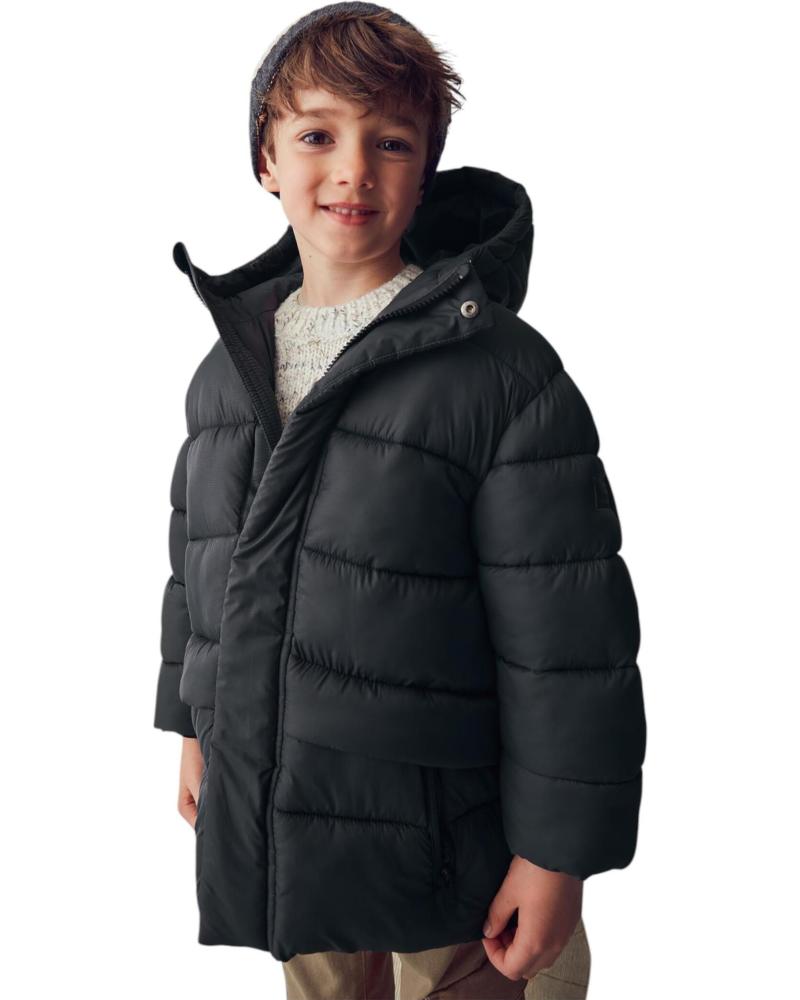 PLUMÍFERO MAYORAL 4422 GRIS CON CAPUCHA GRIS