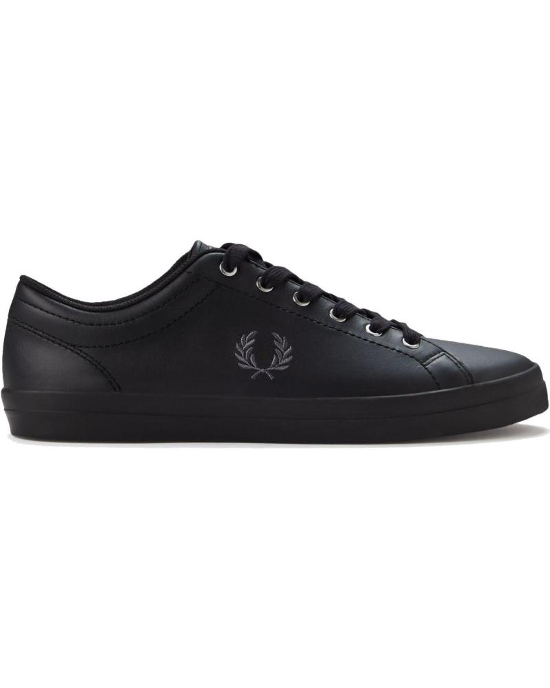 ZAPATILLAS FRED PERRY BASELINE LEATHER B1306 NEGRAS BLACK