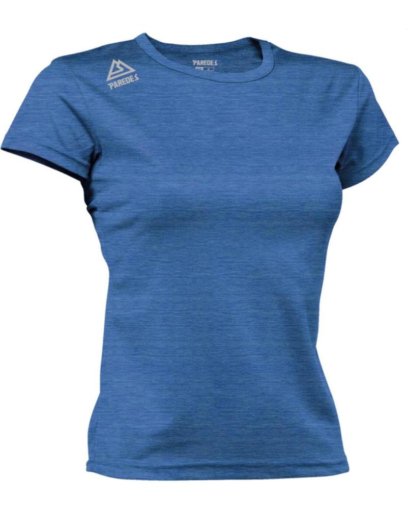 CAMISETA TÉCNICA PAREDES JASPE AZUL PARA MUJER AZUL AZUL