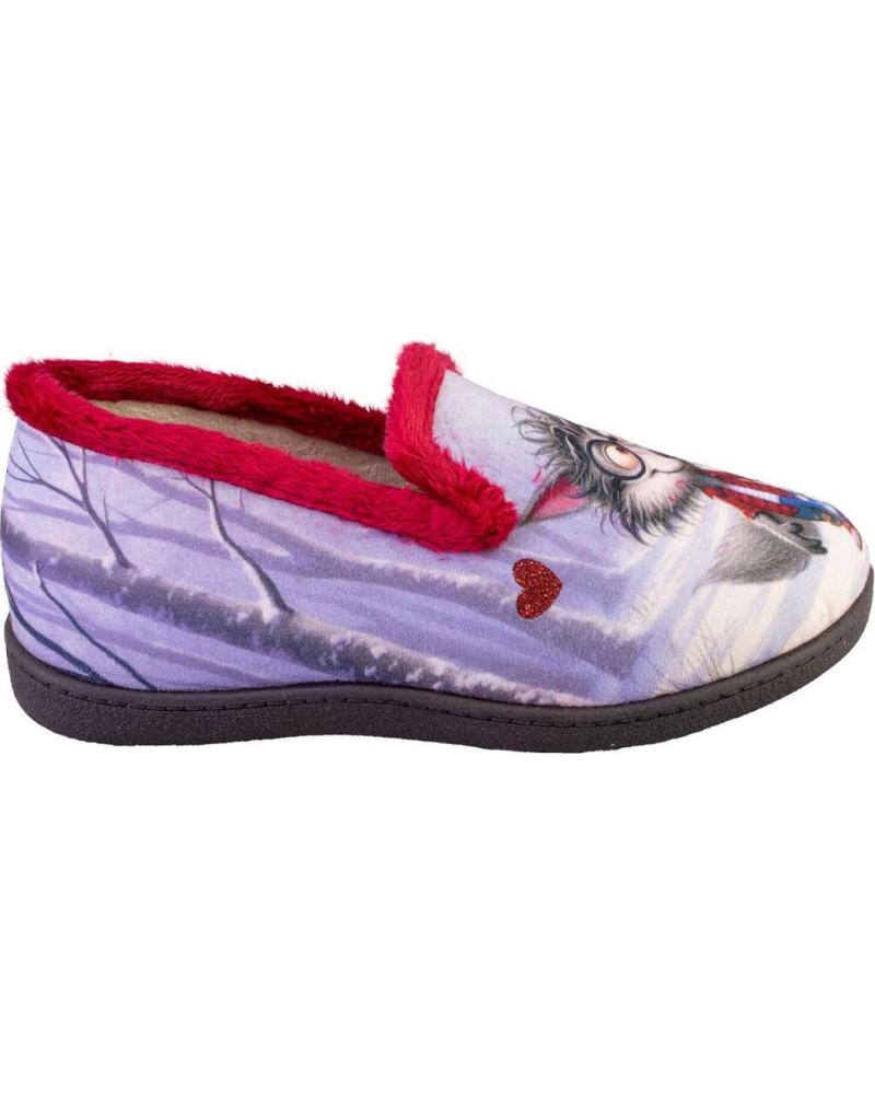 ZAPATILLAS DE CASA PLUMAFLEX 12215CHICA CAPA ROJA ROJO