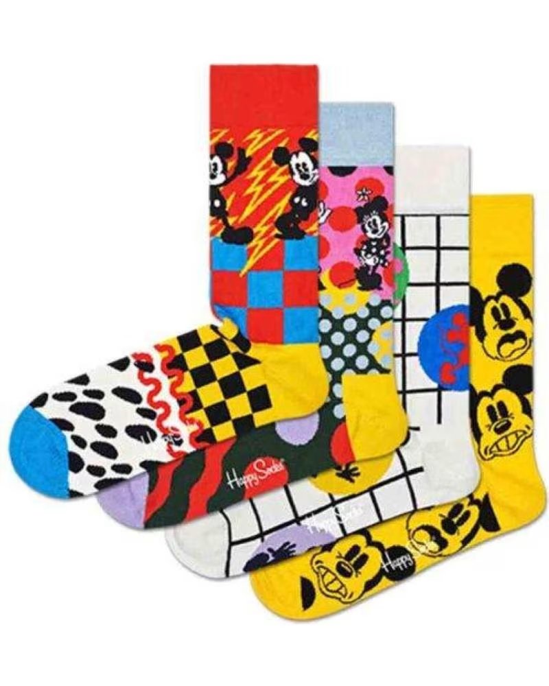 Pack 4 Calcetines Happy Socks Disney Mickey Mouse Multicolor