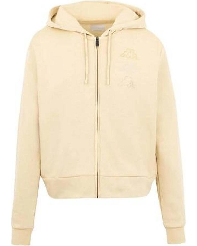 SUDADERA CON CAPUCHA KAPPA KIAMA BEIGE BEIGE
