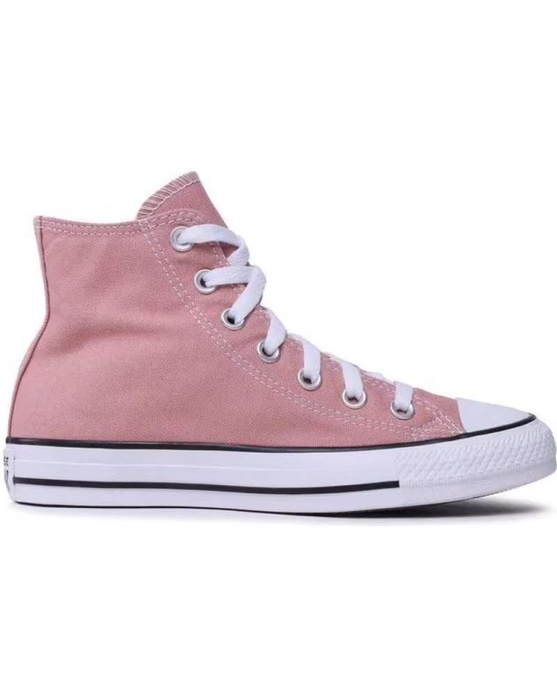 Converse Zapatillas de Lona A02784C en Rosa Chuck Taylor All Star Hi