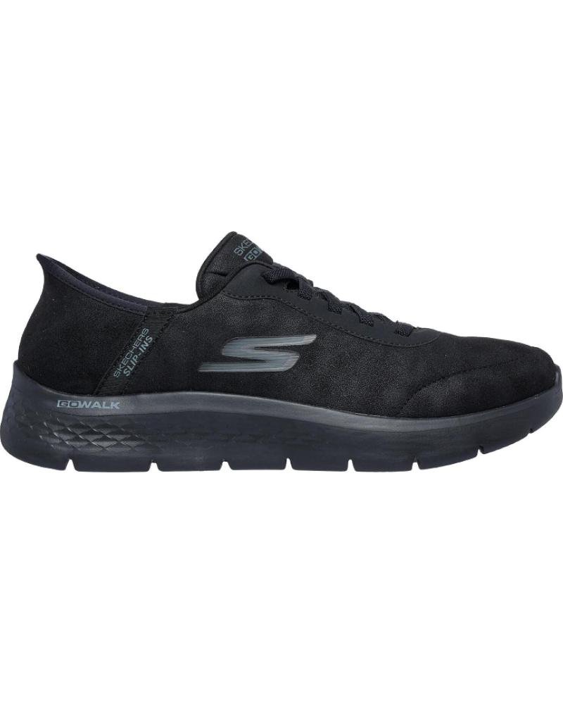 ZAPATILLAS SKECHERS SLIP-INS GO WALK FLEX ´SMOOTH MOTION´ 216326 BBK NEGRO NEGRO