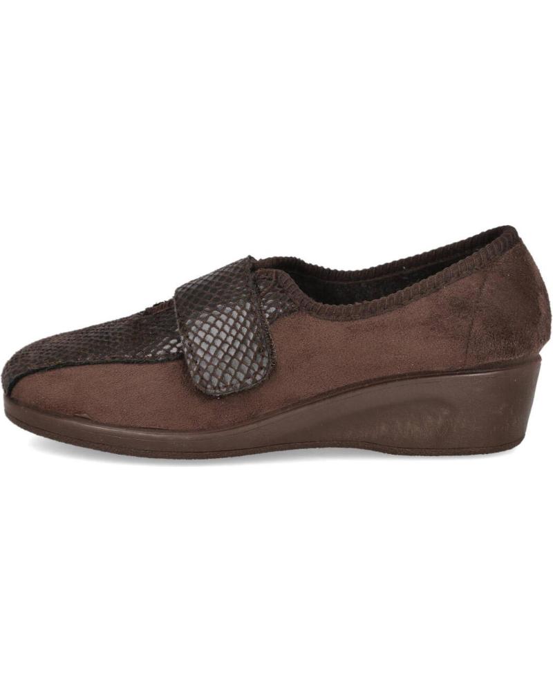 L&R SHOES NATALIA 1202 - ZAPATILLAS DE CASA CERRADAS MARRÓN MARRON