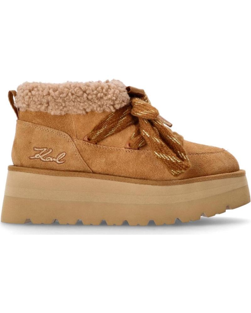 BOTÍN KARL LAGERFELD SKYLAR LO PULL ON DE CUERO CUERO