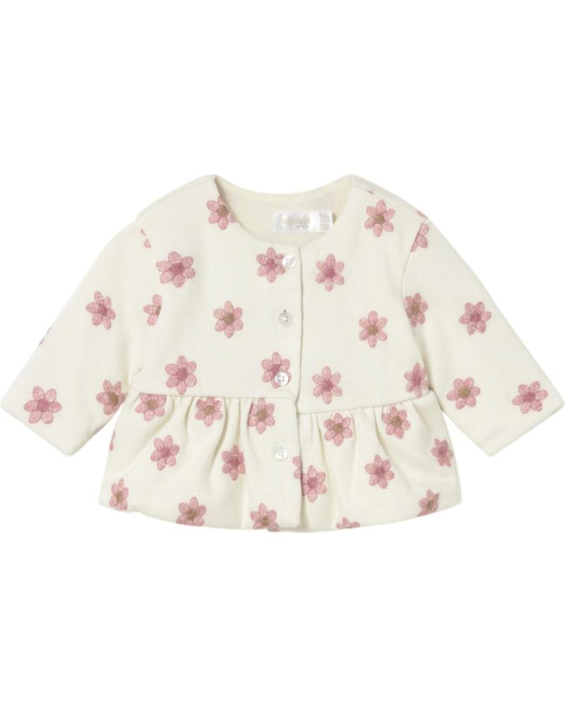 MAYORAL CONJUNTO BEBÉ NIÑA 2733 ROSA CON CHAQUETA ESTAMPADA Y LEGGINGS ROSA