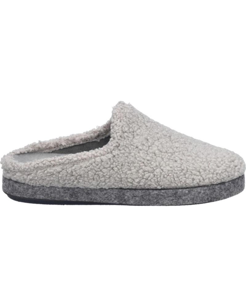 ZAPATILLAS DE CASA JOSEP SEIBEL LARA-02 TEJIDO GRIS GRIS