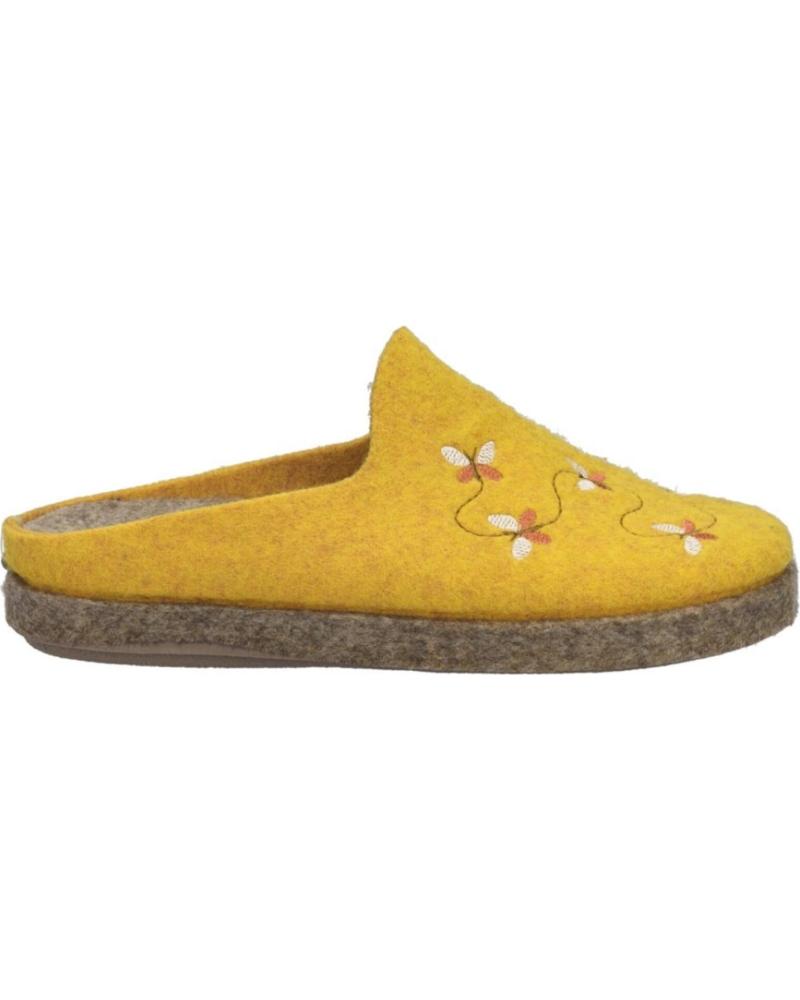 ZAPATILLAS DE CASA JOSEP SEIBEL LARA-01 TEJIDO AMARILLO AMARILLO