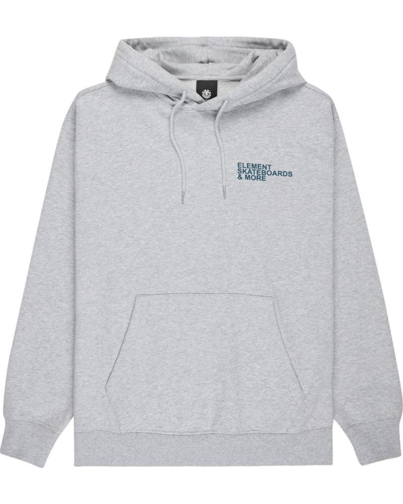 SUDADERA CON CAPUCHA ELEMENT MOTION TREE GRIS NAN