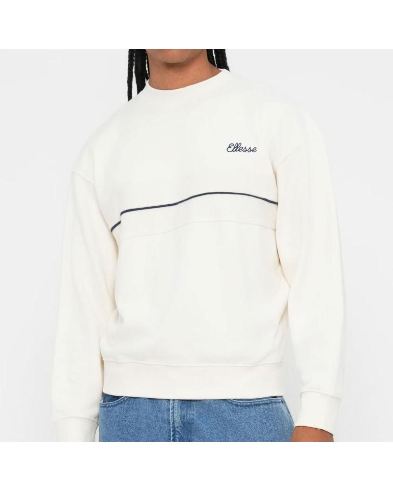 SUDADERA ELLESSE QUENTO CREWNECK BLANCO OFF WHITE NAN