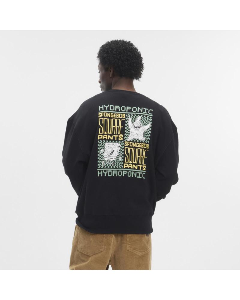 SUDADERA HYDROPONIC SB ACID CW 01 EN COLOR NEGRO 01-BLACK