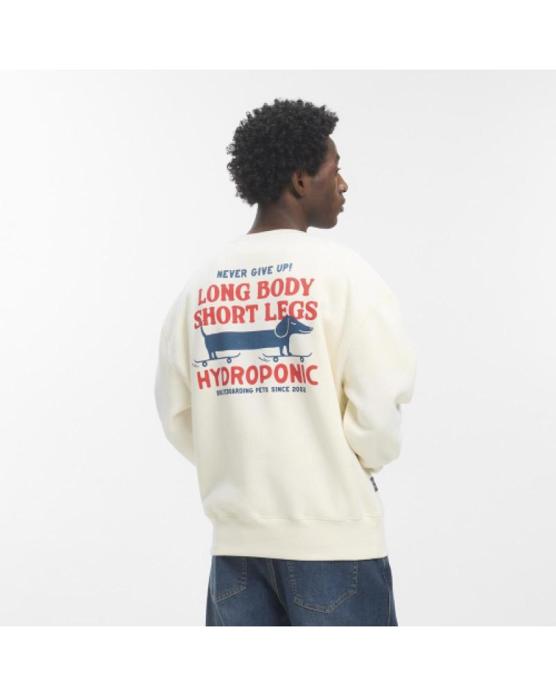SUDADERA HYDROPONIC DACHSHUND CW 01 OFF WHITE 01-OFF WHITE