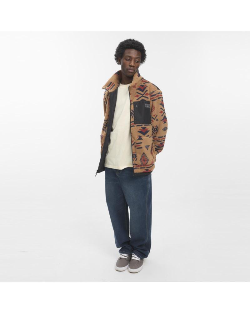 CHAQUETA HYDROPONIC LOBO PL BLACK 01-BROWN AZTEC 01-BROWN AZTEC