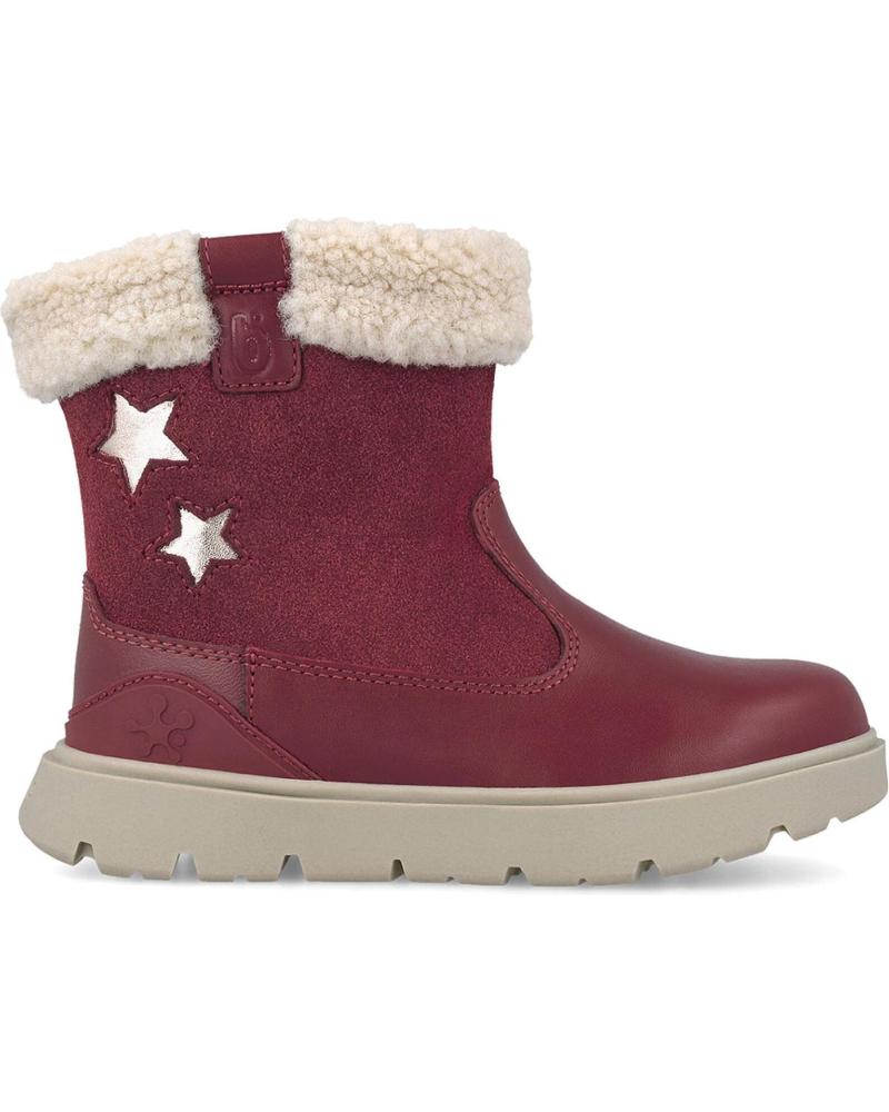 BOTAS BIOMECANICS BIOFLOW 251221 GRANATE CON ESTRELLAS Y FORRO INTERIOR CÁLIDO GRANATEC149